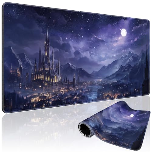 Mcapirivo Fantasy Castle Night Scene Large Gaming Mouse...