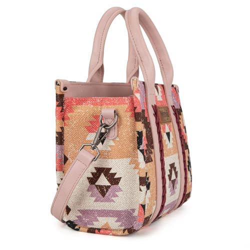 Image of Montana West Wrangler Boho Tote Bag Aztec Top Handle Handbags and Purses