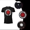 Red Hot Chili Peppers T-Shirt Logo Rock Music Official Black Cotton Unisex Adult Boy (S) #4