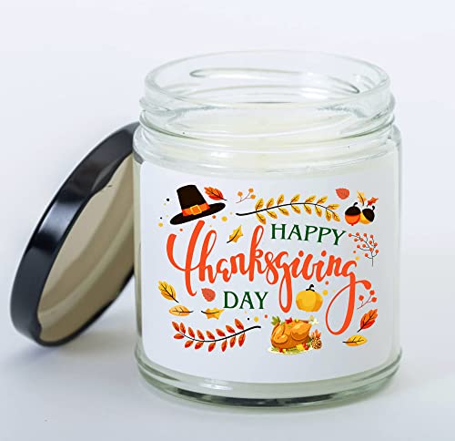 Thanksgiving Candle Happy Thanksgiging Day, House Family Together Dinner Table Decoration, Thanksgiving Dining Decor, Thankful Fall Turkey Party Thanksgiving Gift for Women Men