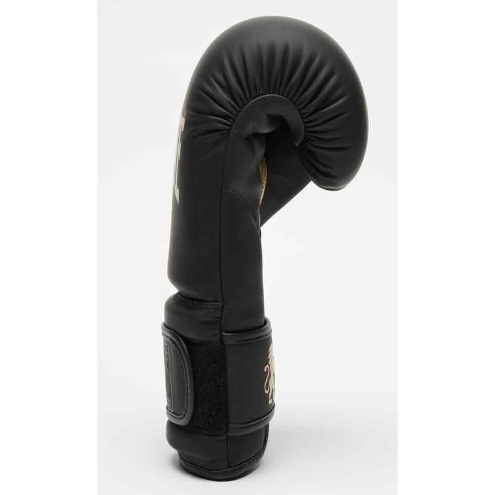 Guantes de Boxeo Leone Negro y Gold Edición 14 oz