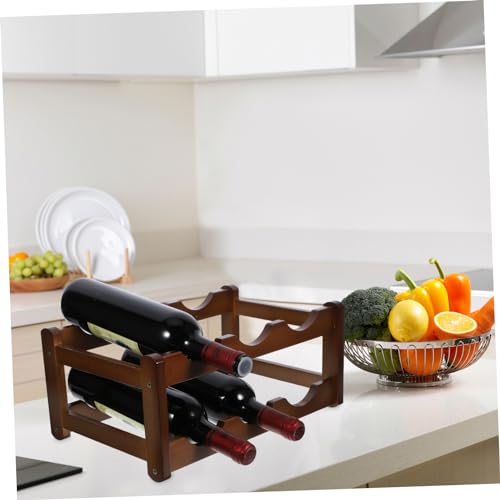 Soporte para botellas de vino PRETYZOOM estilo moderno miniatura 2