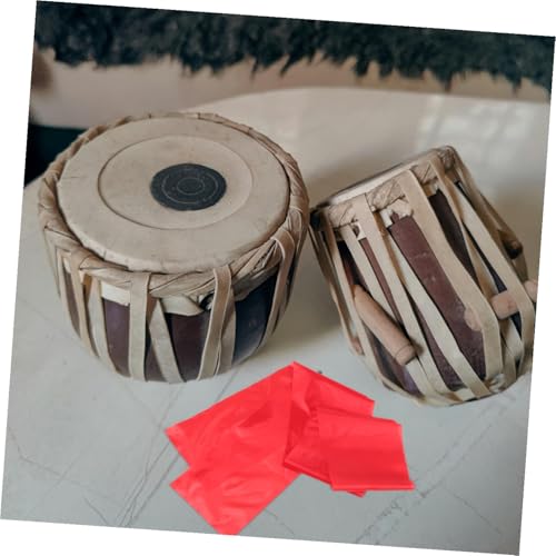 Baquetas de seda roja TOYANDONA, 2 piezas, para gimnasia rítmica y danza con cinta miniatura 7