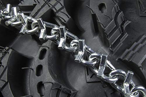 Raider ATV-TC5 Pair Of Atv & Utv V-Bar Tire Chains Ice Snow 62.5 Inchx18 Inch thumb #1
