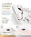 GVIEWIN Marble Google Pixel 3 Case, Ultra Slim Thin Glossy Soft TPU Rubber Gel Phone Case Cover Compatible Google Pixel 3 Only (Will Not fit Pixel 3 XL) (White/Gold)
