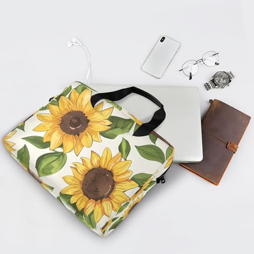 Maletín para portátil ALAZA con diseño retro de girasol 13 a 15.6 pulg miniatura 7