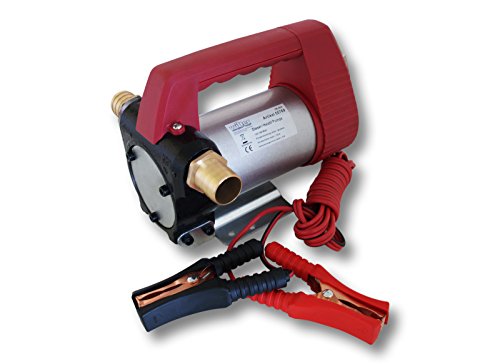 WilTec Pompe à Fuel ou Gasoil bio Autoaspirante 12V/160W 40l/min Mobile