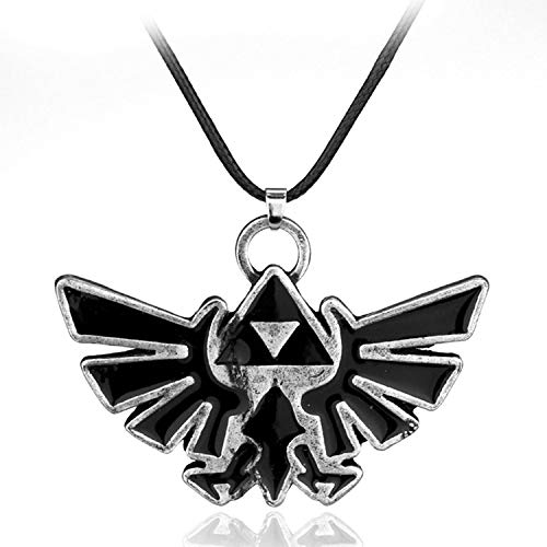 ArtkticaSupply The Legend of Zelda Games Series Inspired - The Legend of Zelda Special Edition Power Triforce Silver Necklace Pendant. Great Gift For a Gamer Friend And a Great Cosplay Item For Any Legend of Zelda Franchise Fan.
