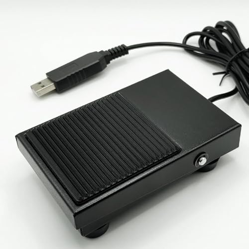 Pedalera USB para evitar dolor de manos con pedal emulador de teclado programable metálico 5