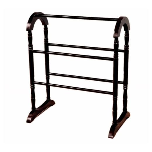 Frenchi Home Furnishing Quilt Rack, Dark Cherry
