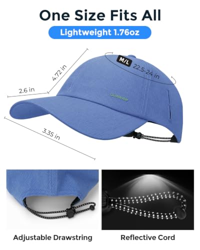 Image of Lightweight Golf Hat for Women Men, UPF 80+ Sun Protection Cap, Breathable Quick-Dry Baseball Cap for Running Sport