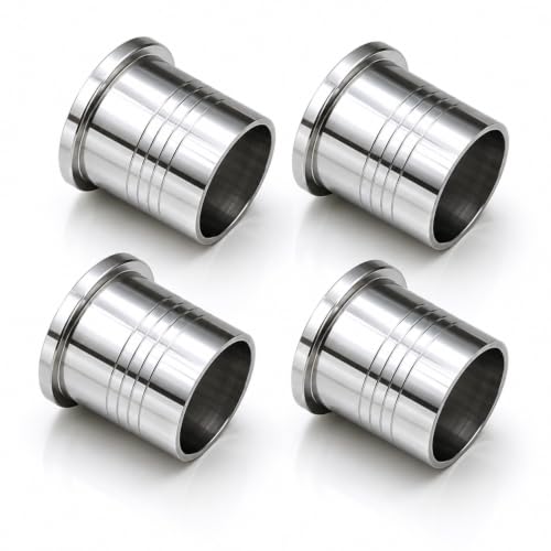 Image of Urban Elite Heavy Lining Curtain Bracket | Wall to Wall Bracket for 1inch Stainless Steel Curtain Rod and Wardrobe Rod Suitable for 25mm Curtain Pipe(Steel, White, Silver)- 4pcs