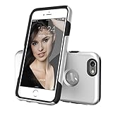 iPhone 6 Case - [Scratch Resistant] TOTU® [ Heavy Duty ] Candy Armor Dual Layer Hybrid Case [Lifetime Warranty] for iPhone 6 4.7 inch cover (Silver / Black)