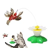 Kätzchen Teaser Elektrisch – Automatisches Katzenspielzeug Indoor, 360°...
