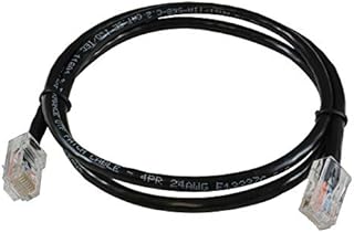 MULTICOMP PRO - SPC21908 - Ethernet Cable, Cat5e, 3 ft Cat5e 900 mm RJ45 Plug to RJ45 Plug Black-6pack