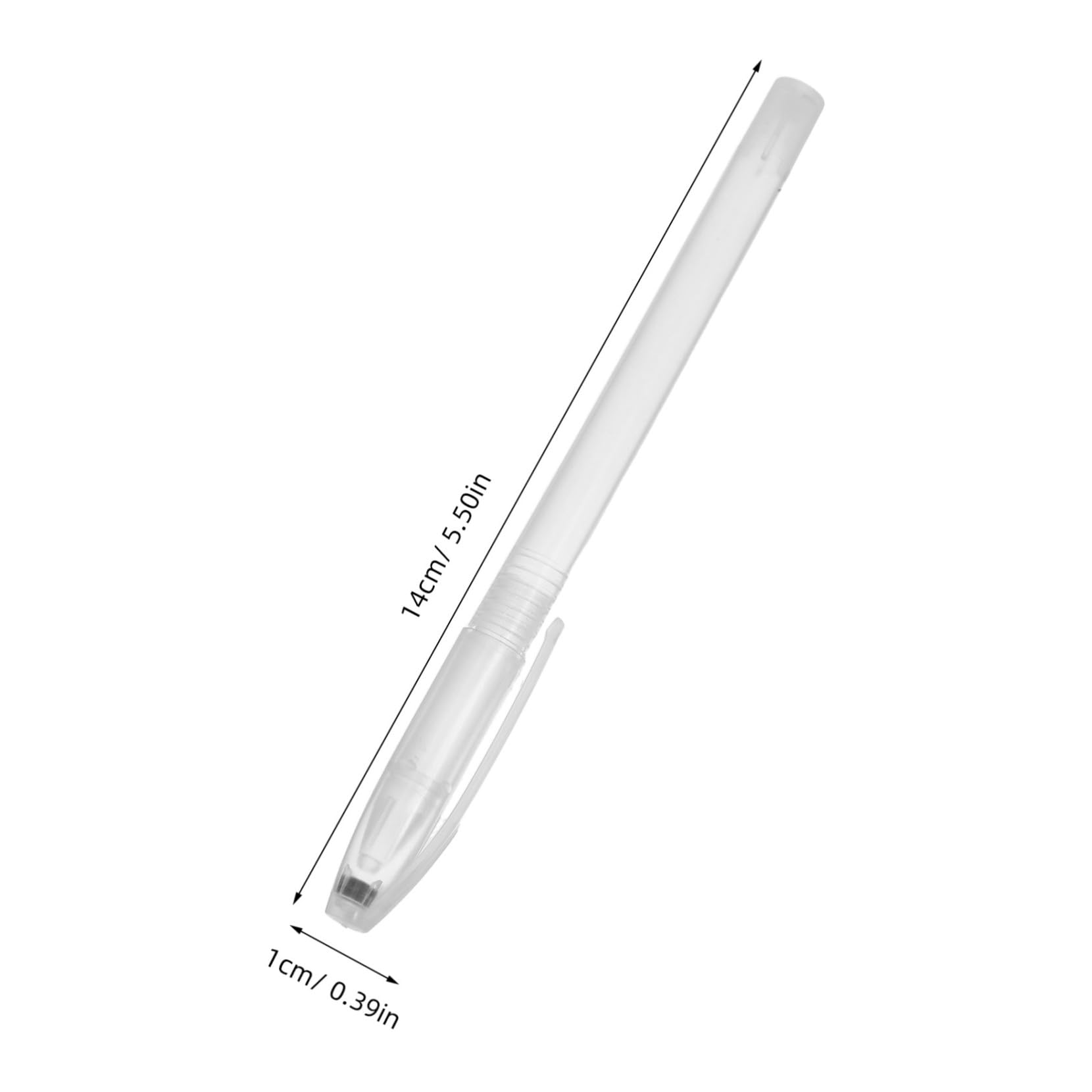 Gadpiparty 200 Piezas Portabolígrafos Transparentes Vacíos de Estuches Cilíndricos para Material Escolar y Oficina Soporte Compacto para Bolígrafos para Estudiantes y Escritorio