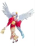 FABIIA 19Cm Ángel Beats Tachibana Kanade Kimono Vestido Hermosa Niña Japón Anime PVC Figura Juguetes Otaku Modelo Favorito Edición Limitada Estatua Estática Decoración de Decoración