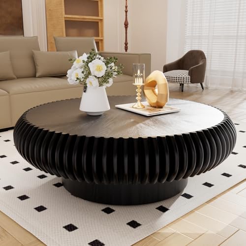 Table Basse Ronde Moderne pour Optimiser les Petits Espaces de Salon - 2