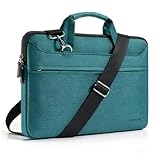 DOMISO laptoptasche 15.6 zoll, laptoptasche für 15,6 Zoll HP Lenovo Dell XPS ASUS, 16 Zoll MacBook Pro M4/M3/M2/M1 Pro/Max, Wasserabweisende laptop tasche 16 zoll, laptop tasche mit Schultergurt, Teal