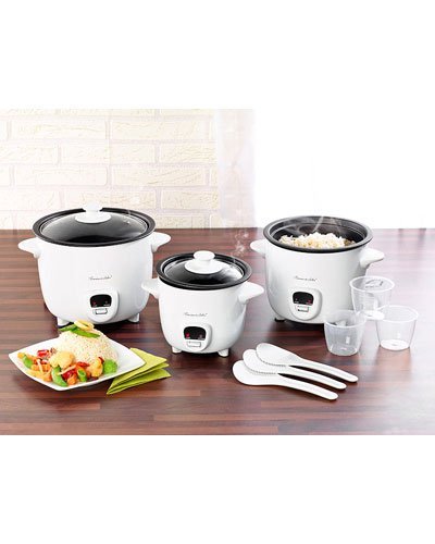 Rosenstein & Söhne Reiskochtopf: Reiskocher mit Warmhaltefunktion, 1,5 Liter, 500 W (Multifunktions-Mini-Reiskocher) – Bild 3