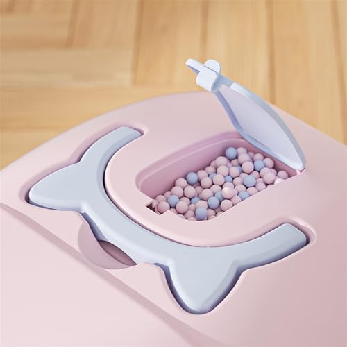 Arenero para gatos con tapa, cerrado y fácil de limpiar miniatura 3