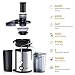 Juicer Machines, [2020 Upgrade] Joerid Centrifugal Juicer, Juice Extractor with Spout Adjustable, Lighter & Powerful, Easy to Clean & BPA-Free, Dishwasher Safe, Included Brush [Black] - 400W (400W)