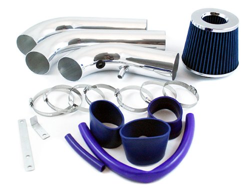 RL Concepts 3 Blue Cold Air Intake Racing System + Filter For 02-10 Ram 1500 3.7L V6 4.7L V8