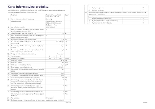 Samsung UE32T4300A Téléviseur LED 32 Pouces