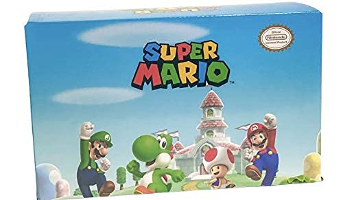 Tênis masculino Super Mario Brothers Mario & Luigi Nintendo – sem cadarço (criança pequena/criança g