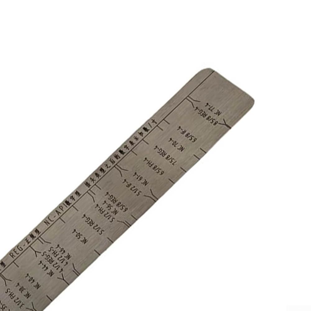 Calibre de perforación de acero inoxidable NC/REG/IF/FH 15 cm de precisión