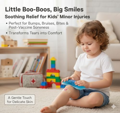 Image of Small Ice Packs, Boo Boo Ice Pack for Injuries Hot & Cold Ice Packs Bulk Reusable Ice Pack Cold Compress for Pain Relief, Christmas Gift (4 Count (Pack of 1) Smile)