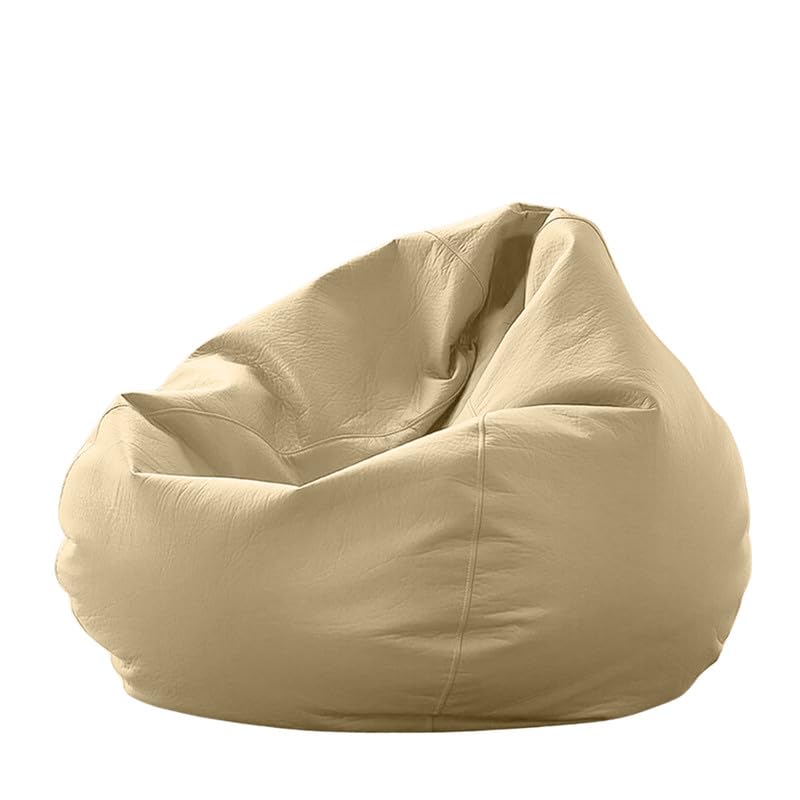 Image of ComfyBean Bag with Beans Filled XXXXXL Bean Bag Comfy Originals, True Size - Official : ComfyCozy Range (Color : Cream)
