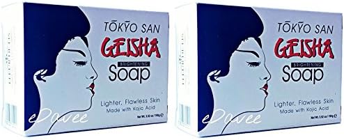KOJIC ACID Tokyo San Geisha Skin Brightening Lightening Soap 3.52 oz QTY-2
