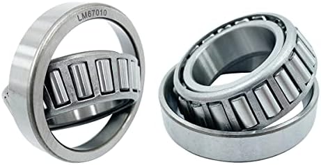 Tiulgoge LM67048/LM67010 Tapered Roller Bearing, LM67048/10 ID 1.250" x OD 2.328" Wheel Tapered Bearings,Set of 2