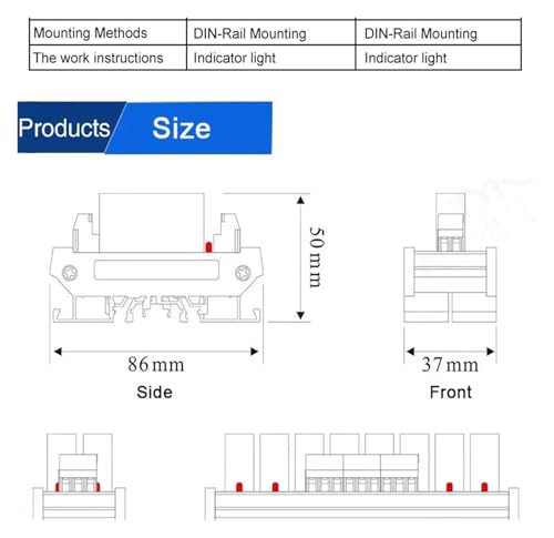 Module relais à semi-conducteurs 24-480VAC entrée basse tension 3-32VDC à commutation rapide 5A - 5