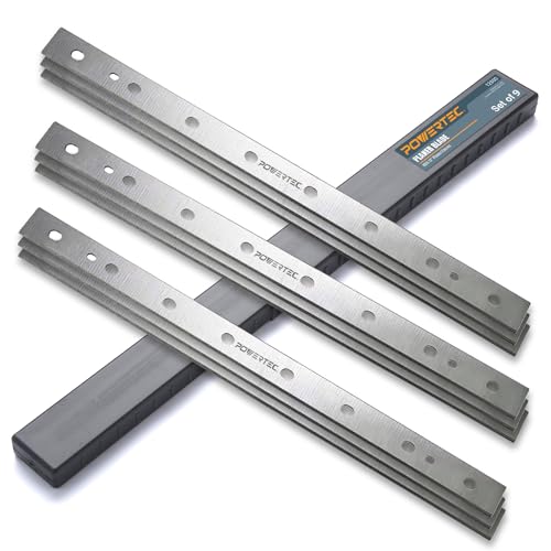 POWERTEC 13-Inch HSS Planer Blades 9 Pack