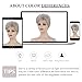 SEVENCOLORS Short Wigs for White Women Platinum Blonde Pixie Cut Wigs Layered Natural Looking Synthetic Hair Wigs for Women