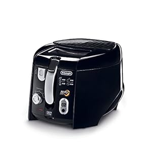 De’Longhi D895 DeLonghi D28313UXBK Roto Deep Fryer, Black/Silver