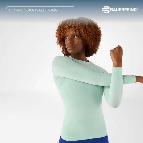 BAUERFEIND Kompressions-Shirt „Sports Compression Shirt Long Sleeve“, Langarm-Shirt für Damen, Für verbesserte Durchblutung der Torso- und Armmuskulatur, Polyamid/Elasthan