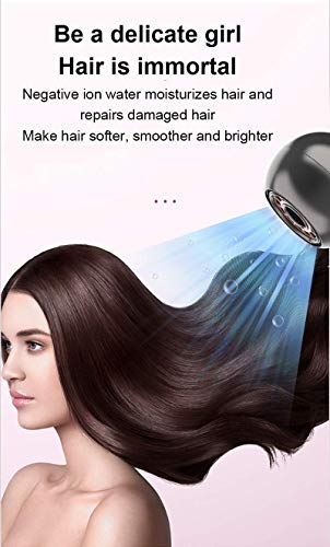 Portable Hair Dryer - 800W Constant Heat Control Hairdryer Protect Hair, With Alci Safety Plug High Airflow Lightweight Mini Blow Dryer For Home Hotel And Travel #TOP5