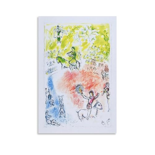Affiche d'art Marc Chagall pour deco murale facile sans cadre tableau toile 40x60