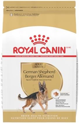 Royal Canin Breed Health Nutrition German Shepherd Adult Dry Dog Food, 30 lb Bag