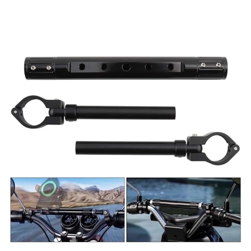 Barra de equilibrio para motocicleta manillar extendido universal aluminio 22-27mm 4
