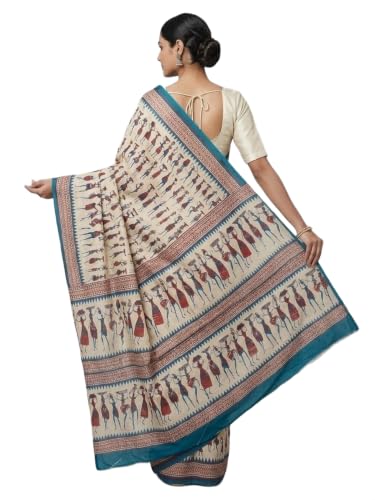 LEGION FASHION tussar silk saree in tussar silk – image 2