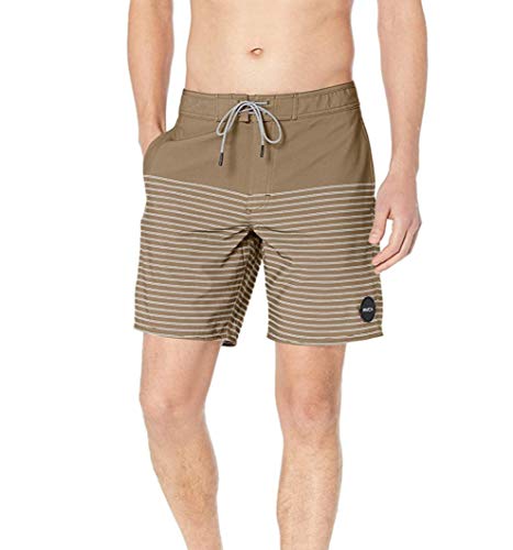 RVCA Curren Trunk bañador de hombre corto para playa en tejido técnico elástico de color clásico