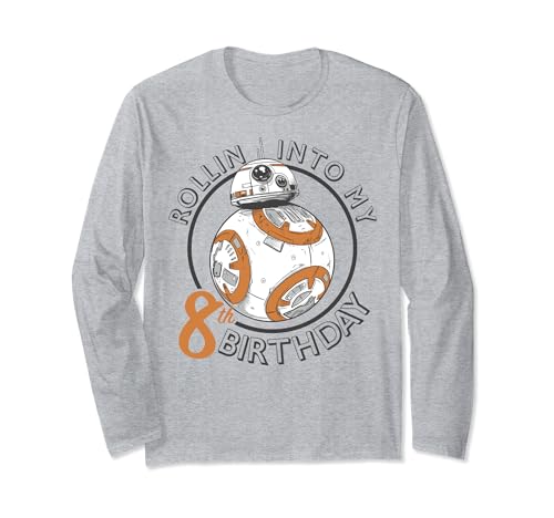 T-shirt Star Wars BB-8 manches longues confortable pour fêter ses 8 ans sans irritations
