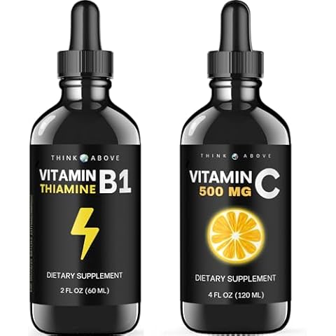 Think Above Vitamin B1 Thiamine Mononitrate - Liquid Drops - 2 oz Cover