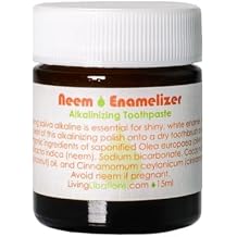Living Libations - Organic Neem Enamelizer Toothpaste | Natural, Wildcrafted, Vegan Clean Beauty .5 oz | 15 ml