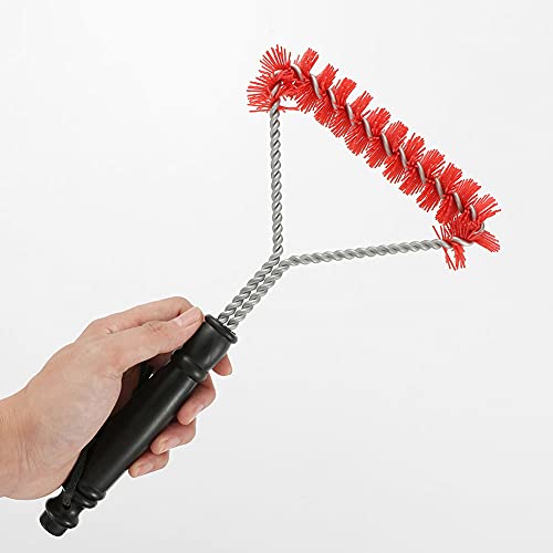 BBQ barbecue borstel gereedschap krullend nylon draad borstel reinigingsborstel roestvrijstalen reinigingsborstel - Image 6