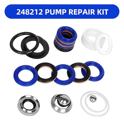 Image of 248212 Packing Pump Repair Kit Fit for Graco 695 /795 /3900 Airless Sprayers | Aftermarket Seal Accessories for Pump Maintenance and Repair.